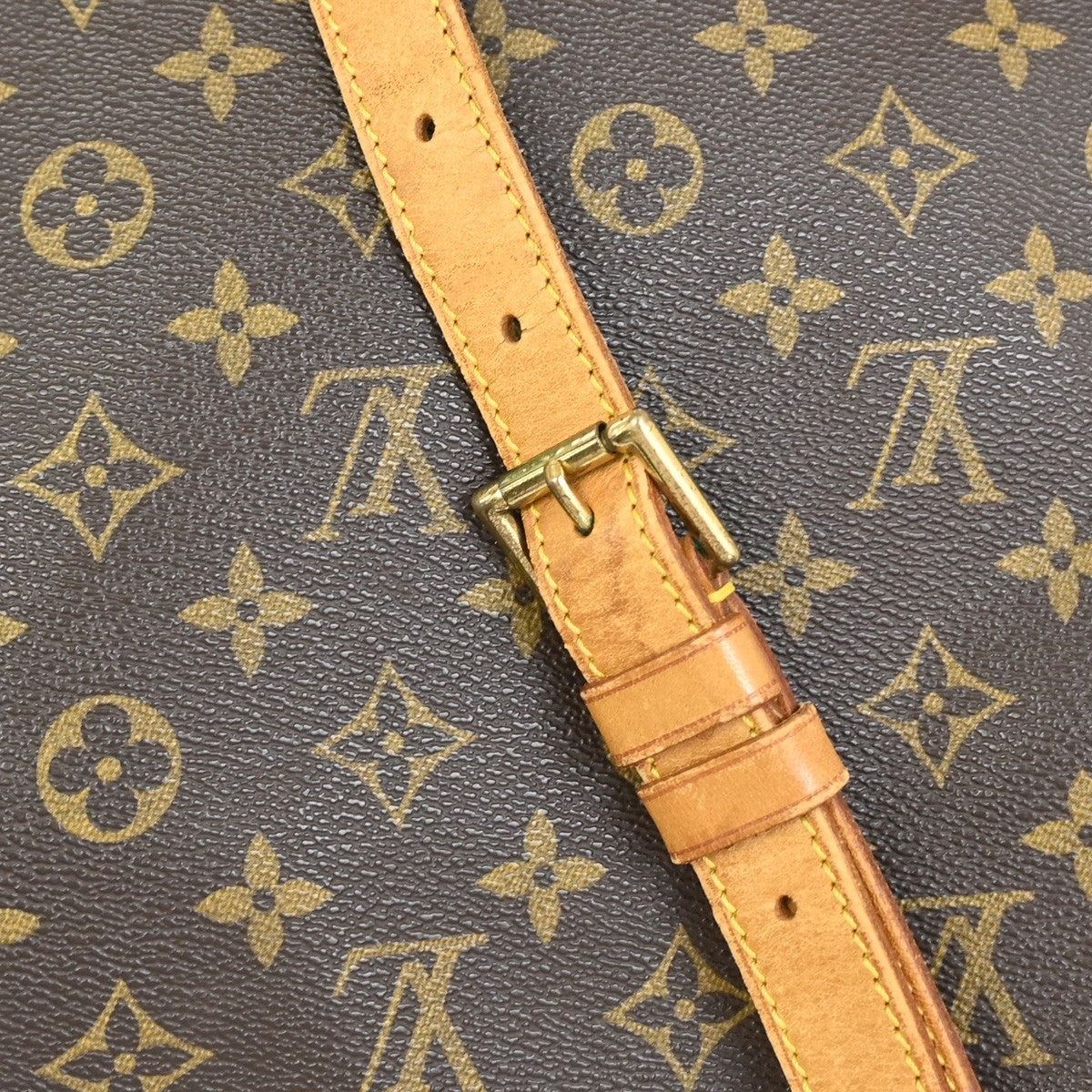 LOUIS VUITTON Musette Shoulder Bag Monogram Leather Brown France M51256 39KC891