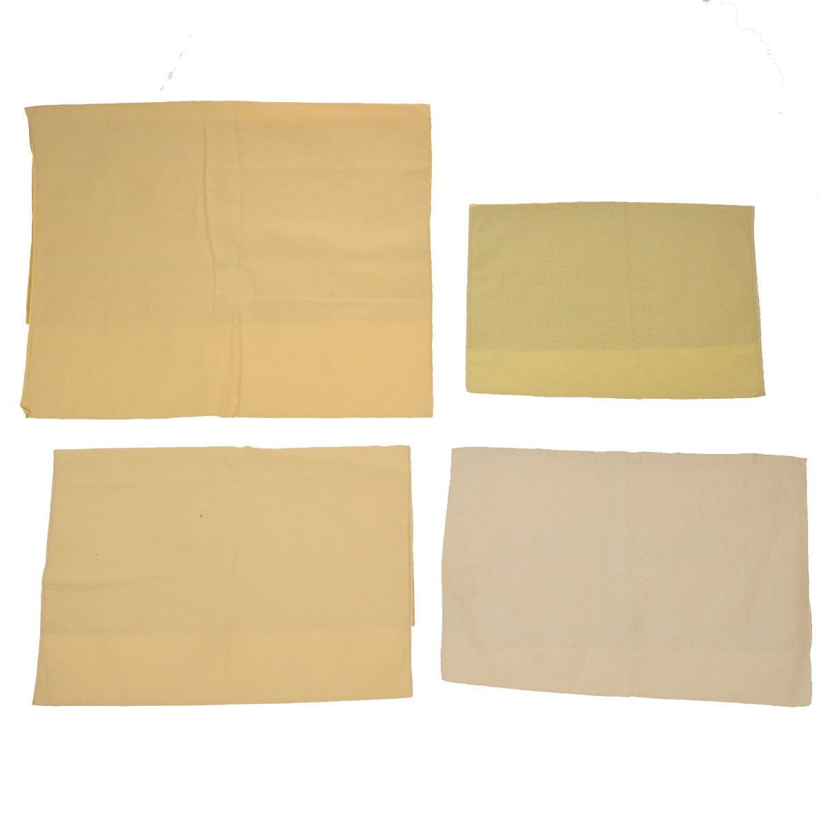 LOUIS VUITTON Logo 10 Set Dust Bag Drawstring Canvas Cotton Beige Brown 09KP230
