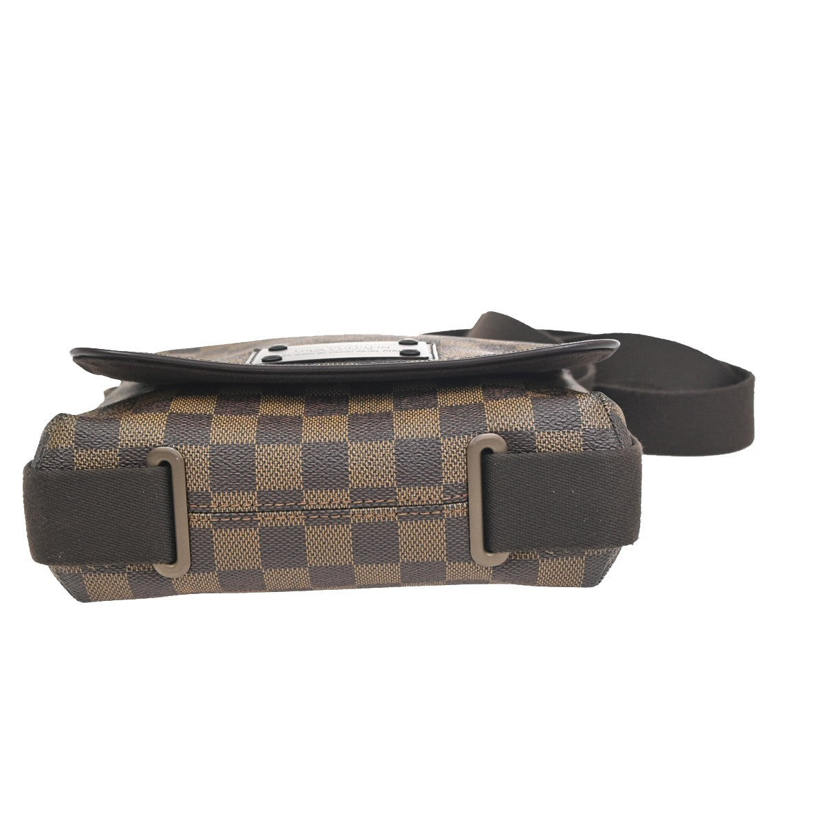 LOUIS VUITTON Brooklyn PM Shoulder Bag Damier Ebene Leather Brown N51210 27KC795