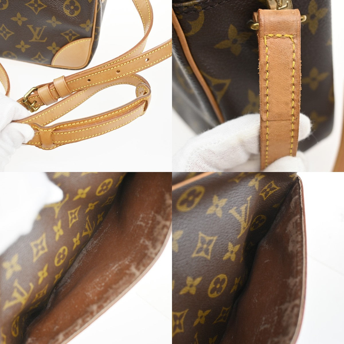 LOUIS VUITTON Trocadero 30 Shoulder Bag Monogram Leather Brown M51272 76SA081