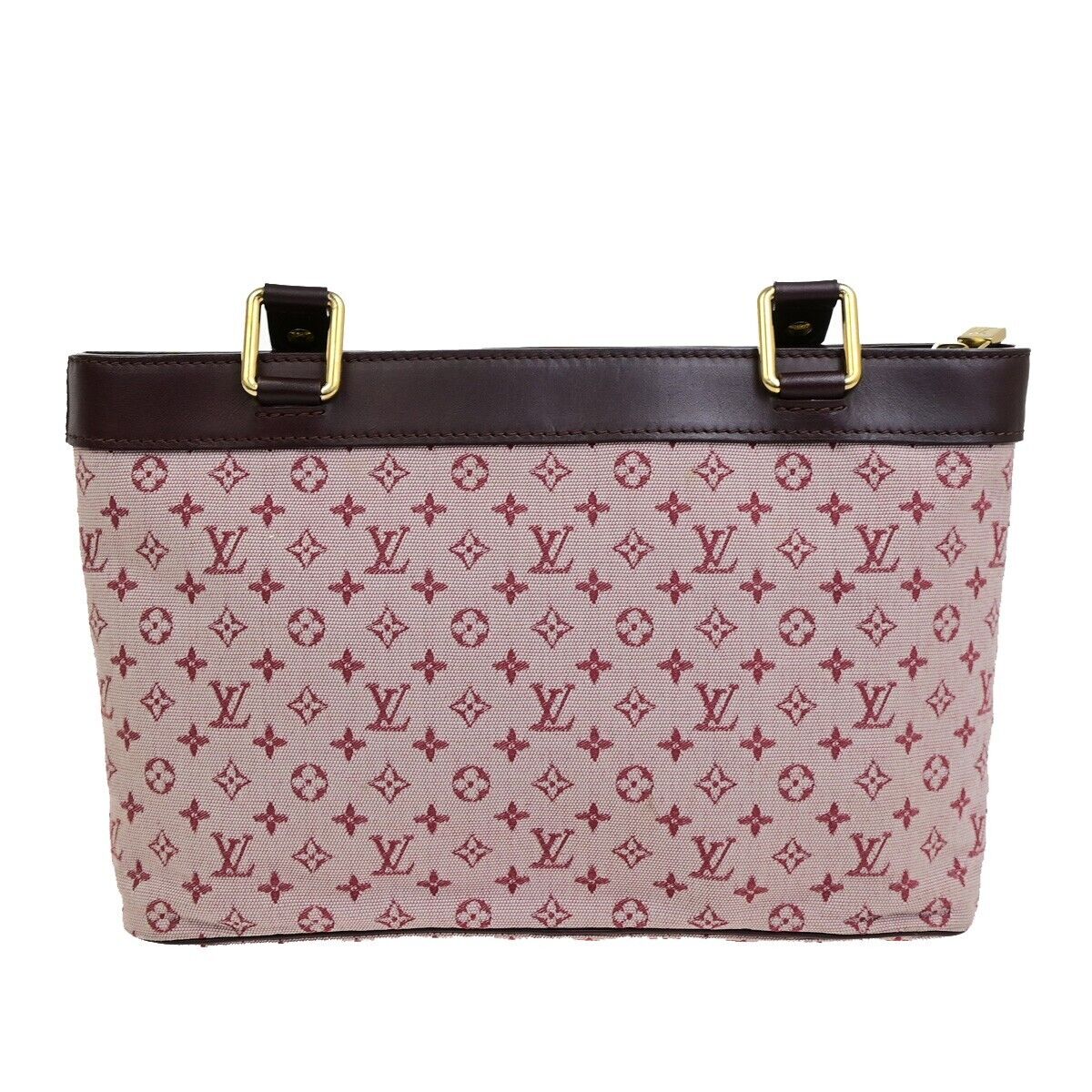 LOUIS VUITTON Lucille PM Shoulder Bag Monogram Mini Canvas Red M92678 85FB342