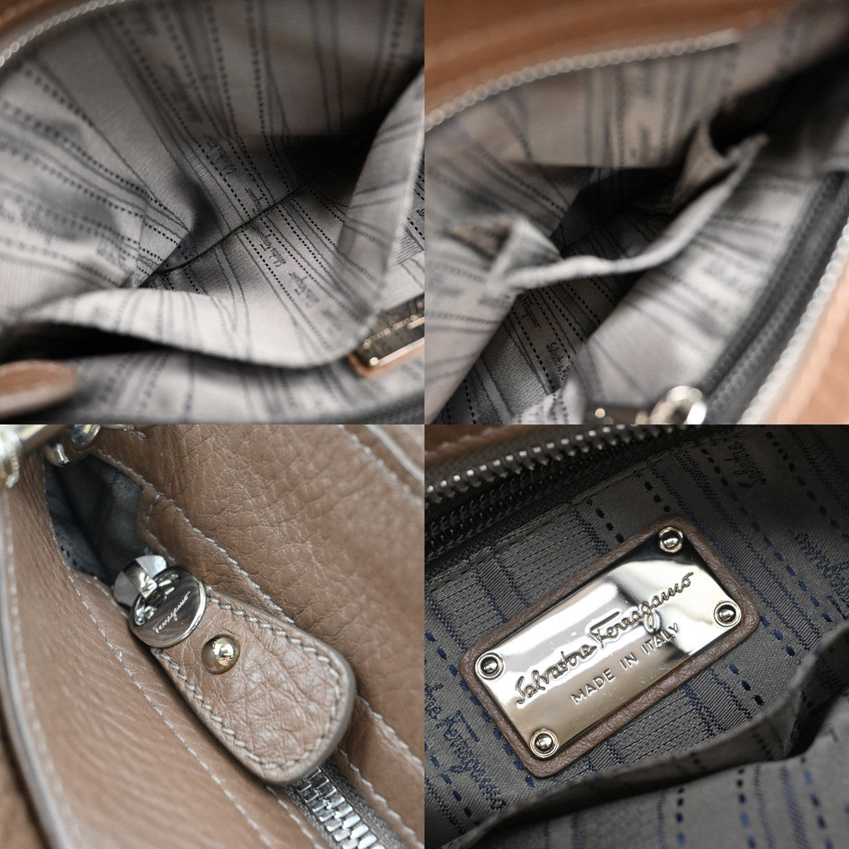 SALVATORE FERRAGAMO Gancini Sofia 2Way Shoulder Hand Bag Leather BN SHW 39KA953