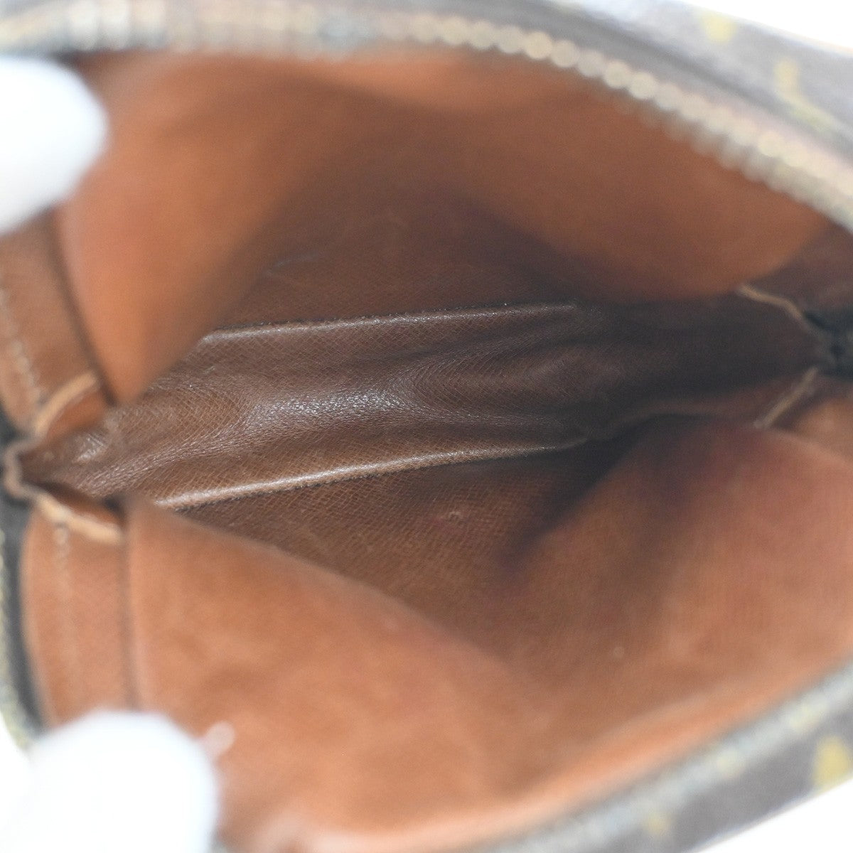 LOUIS VUITTON LV Mini Danube Shoulder Bag Monogram Leather Brown M45268 34CA467