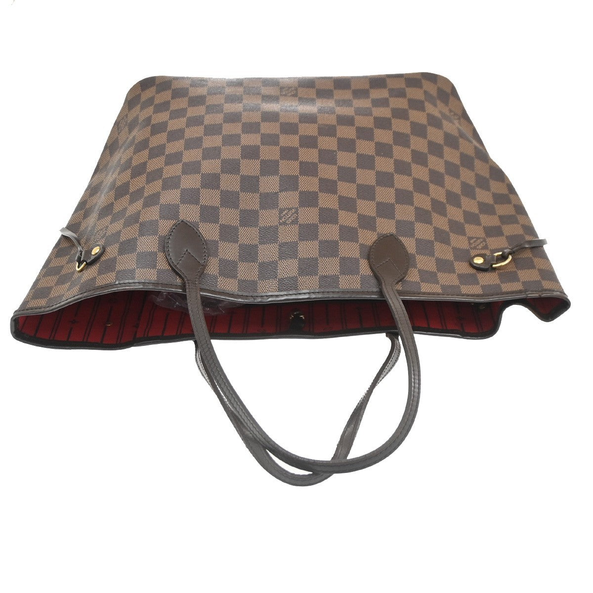 LOUIS VUITTON Neverfull MM Shoulder Tote Bag Damier Leather Brown N51105 21KC724