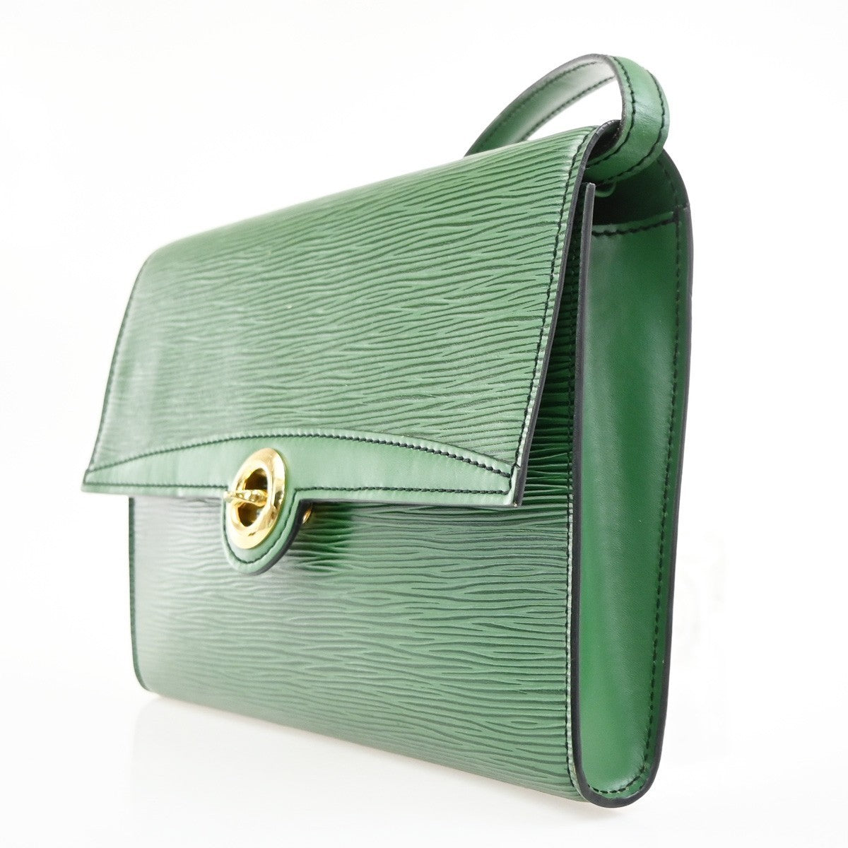 LOUIS VUITTON LV Arche 2Way Shoulder Clutch Bag Epi Leather Green M52574 32KP518