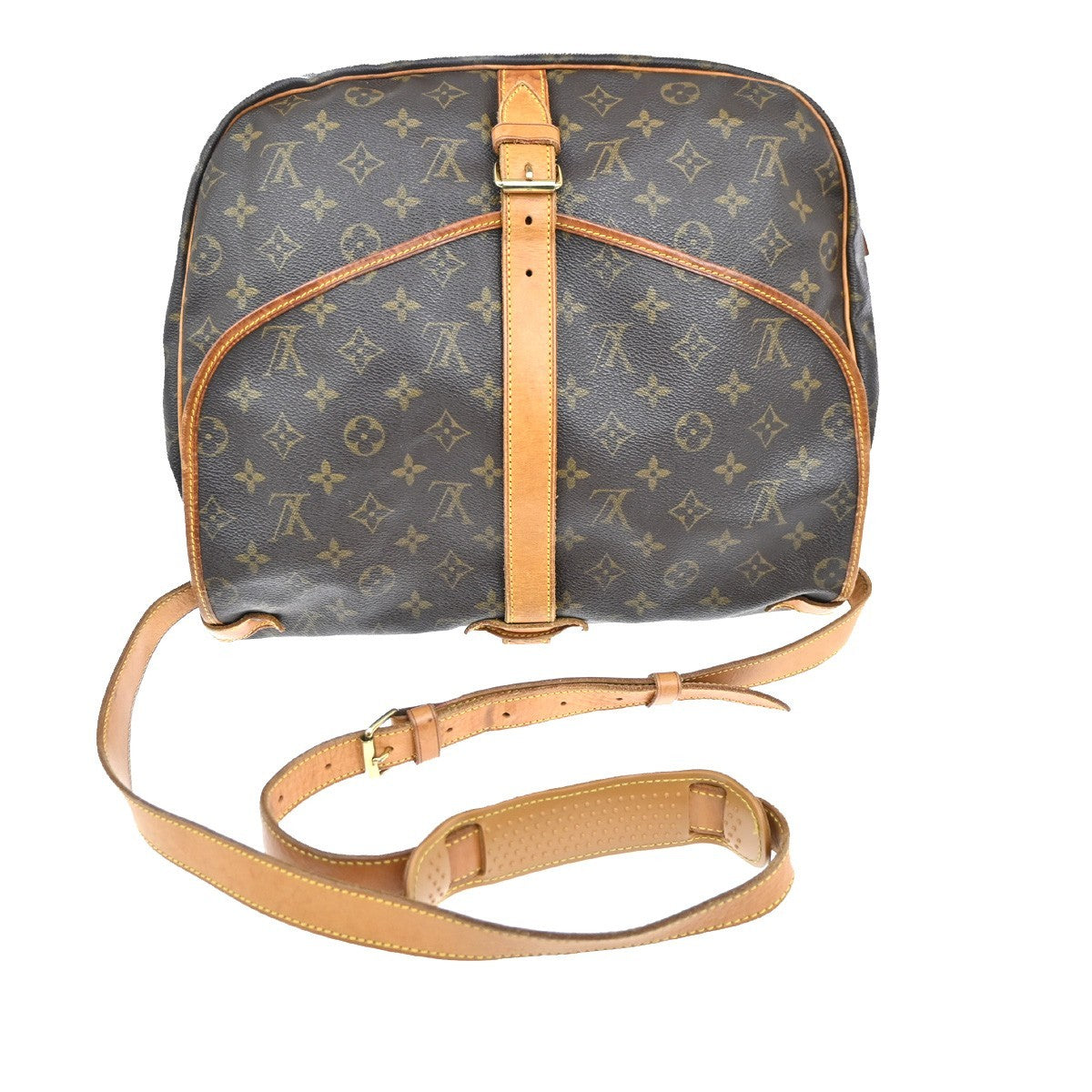 LOUIS VUITTON Saumur 35 Shoulder Bag Monogram Leather BN France M42254 79KC224