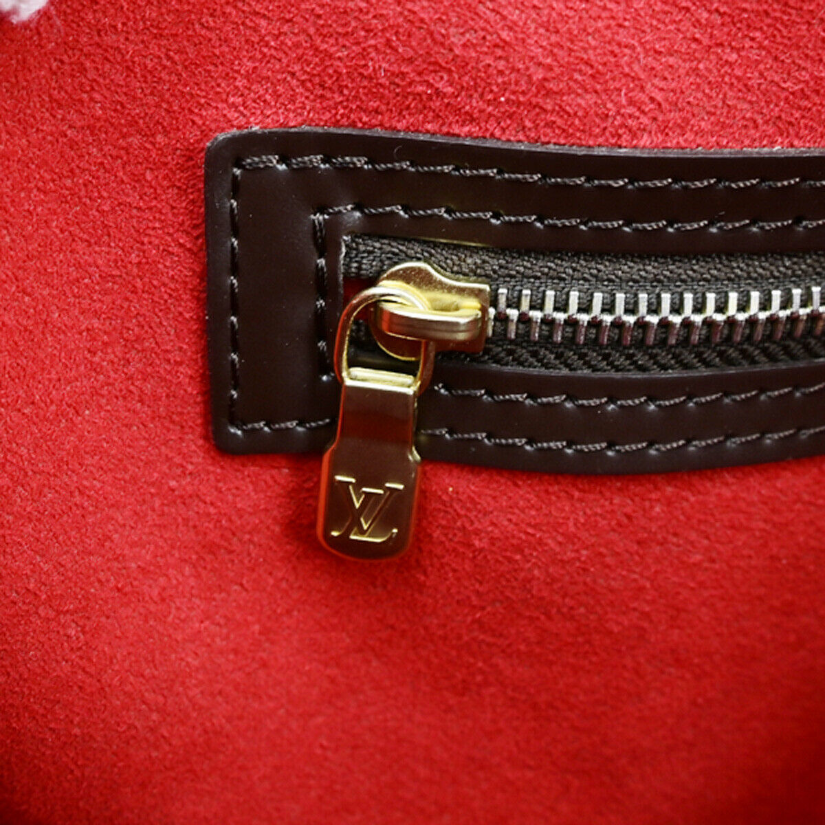 LOUIS VUITLOUIS VUITTON Hampstead MM Shoulder Bag Damer Leather N51204 99SJ114