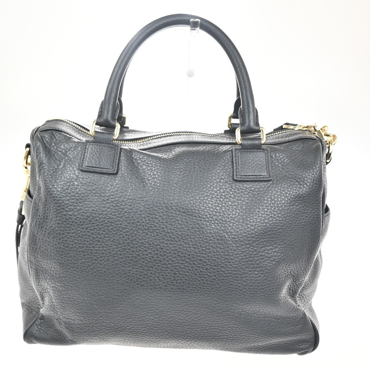LOEWE Logo Anagram 2Way Shoulder Hand Bag Leather Black GHW Spain 95RL702