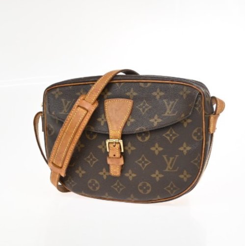 LOUIS VUITTON Jeune Fille MM Shoulder Bag Monogram Leather Brown M51226 32PA041
