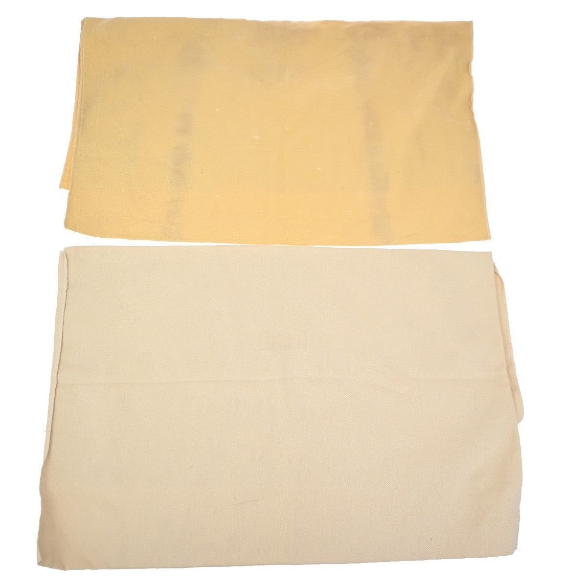 LOUIS VUITTON Logo 10 Set Dust Bag Drawstring Canvas Cotton Beige Brown 09ZA267