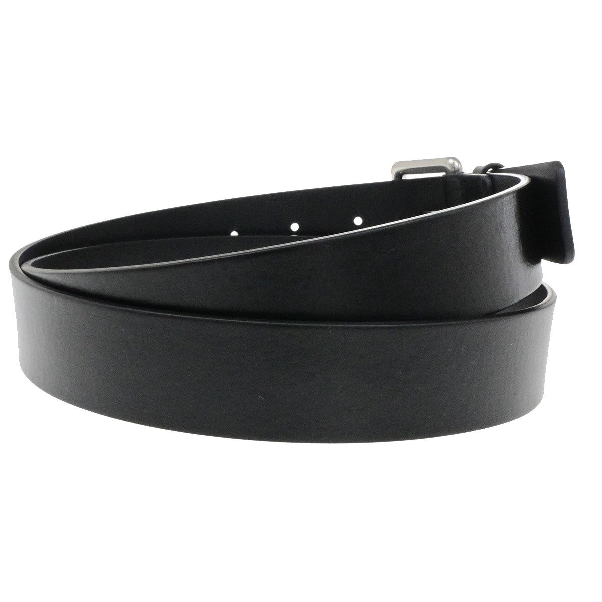 BOTTEGA VENETA Logo Cassette Mini Belt Bum Bag 100cm/40in Leather BK SHW 19RL092