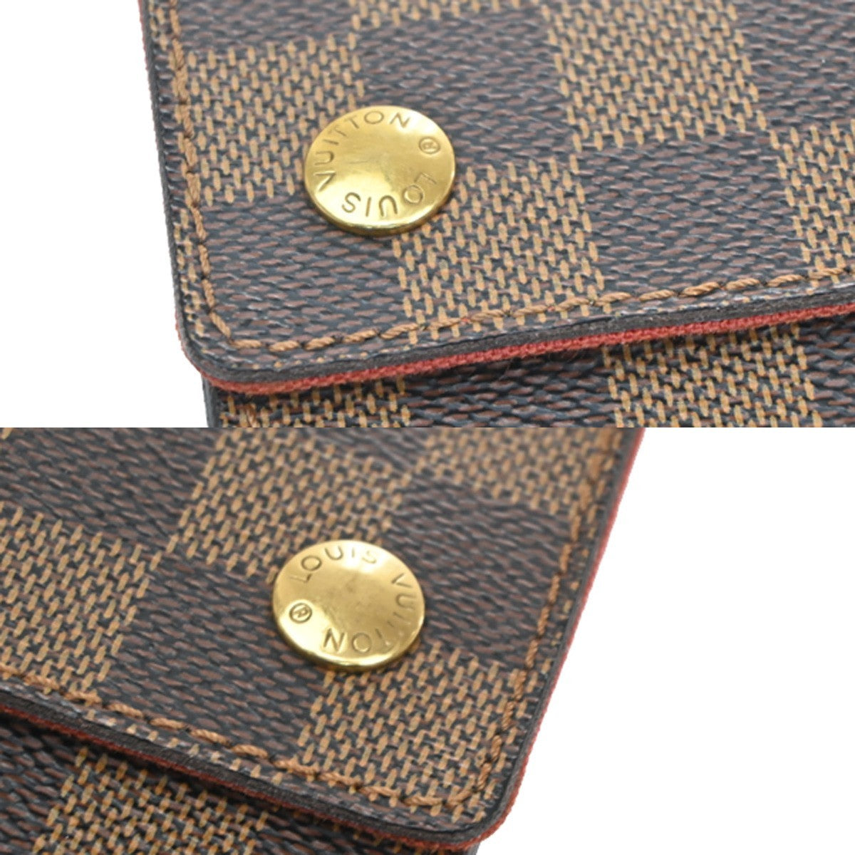 LOUIS VUITTON Portobello Shoulder Bag Damier Leather Brown N45271 72CB058