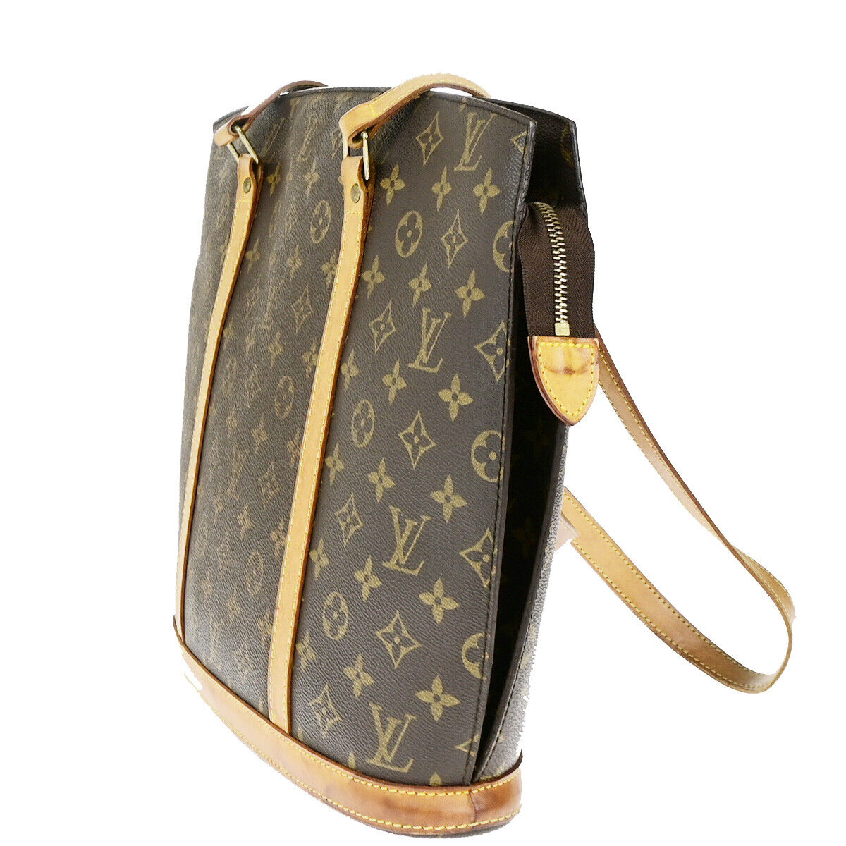 LOUIS VUITTON Babylone Shoulder Bag Monogram Leather Brown France M51102 83YG587