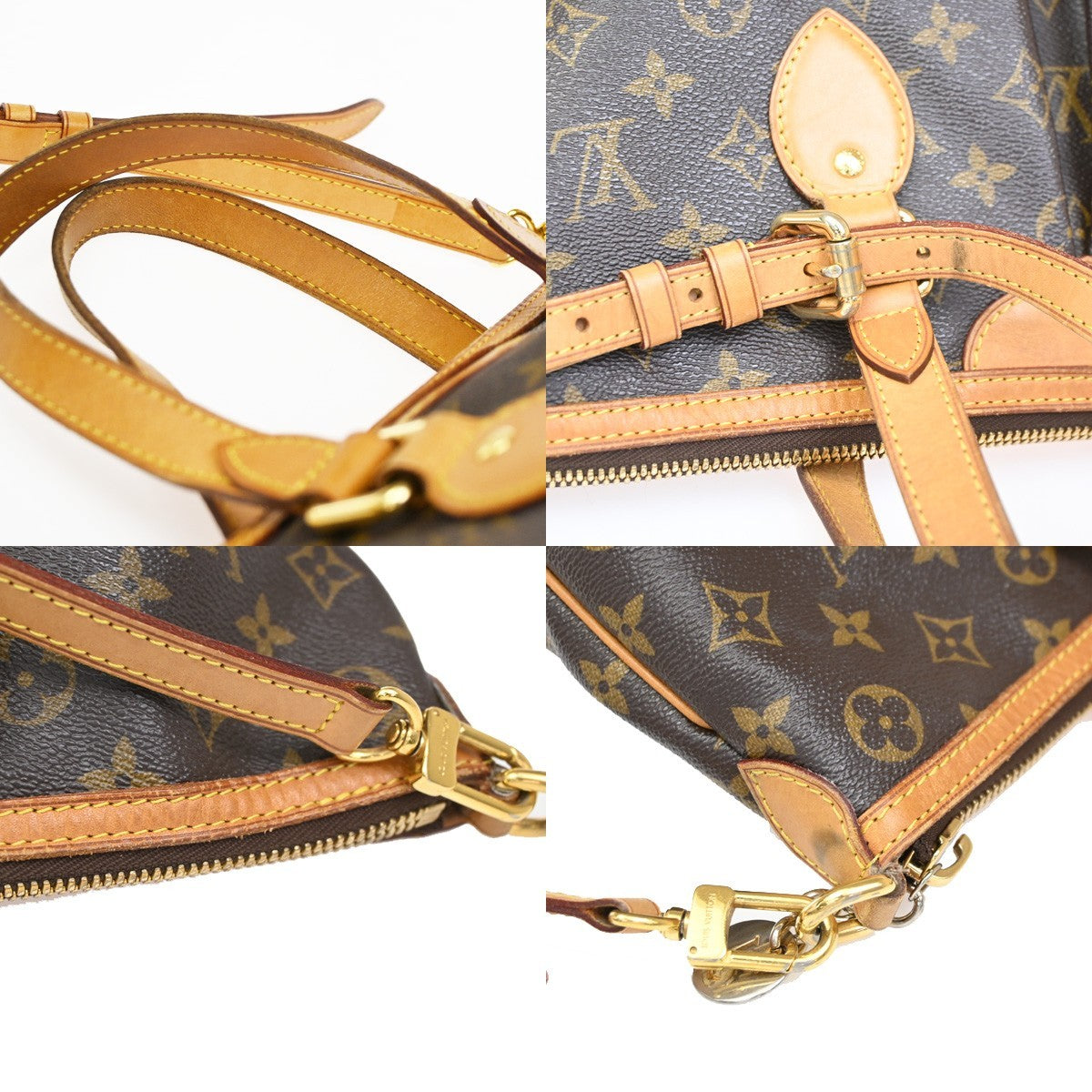LOUIS VUITTON Palermo PM Shoulder Hand Bag Monogram Leather BN M40145 90CA615