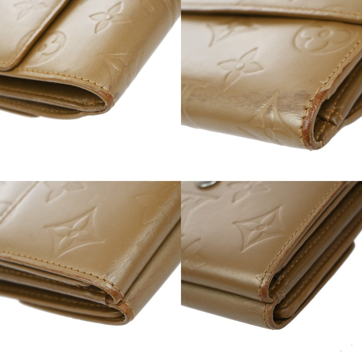 LOUIS VUITTON Porte Monnaie Billets Wallet Monogram Mat Brown M65117 67EG049