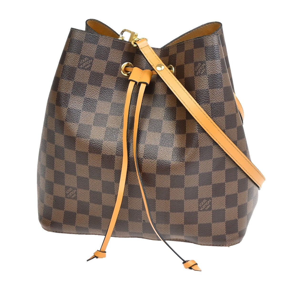 LOUIS VUITTON Neo Noe MM Drawstring Shoulder Bag Damier Ebene BN M40213 55FB588