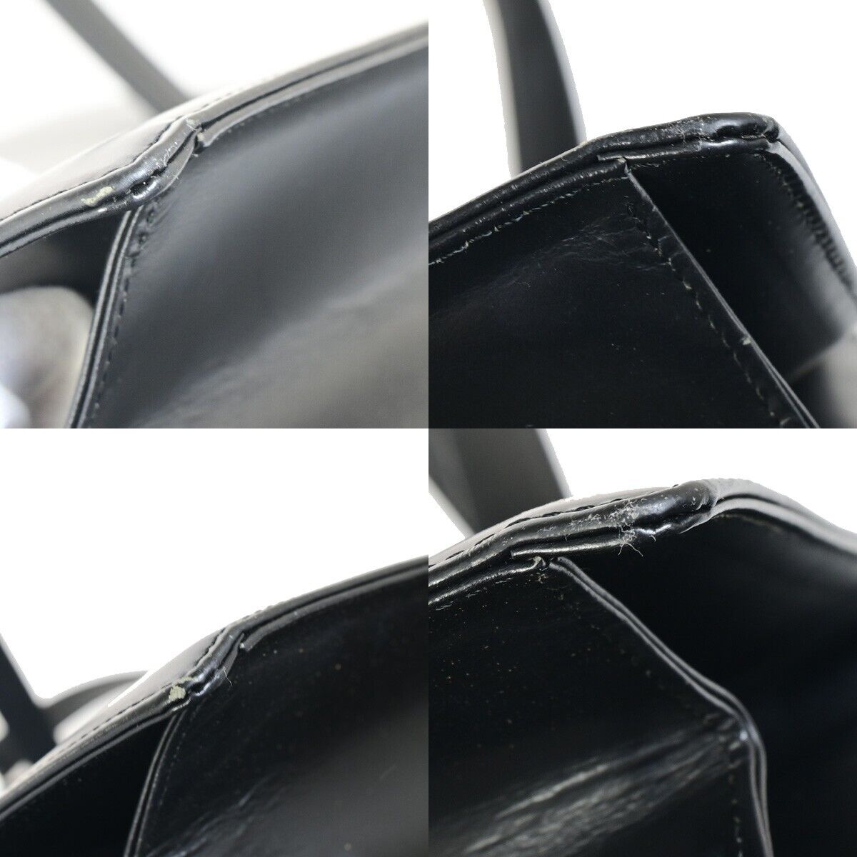 BURBERRYS Logo Shoulder Tote Bag Nova Check Canvas Leather Black 66FA947