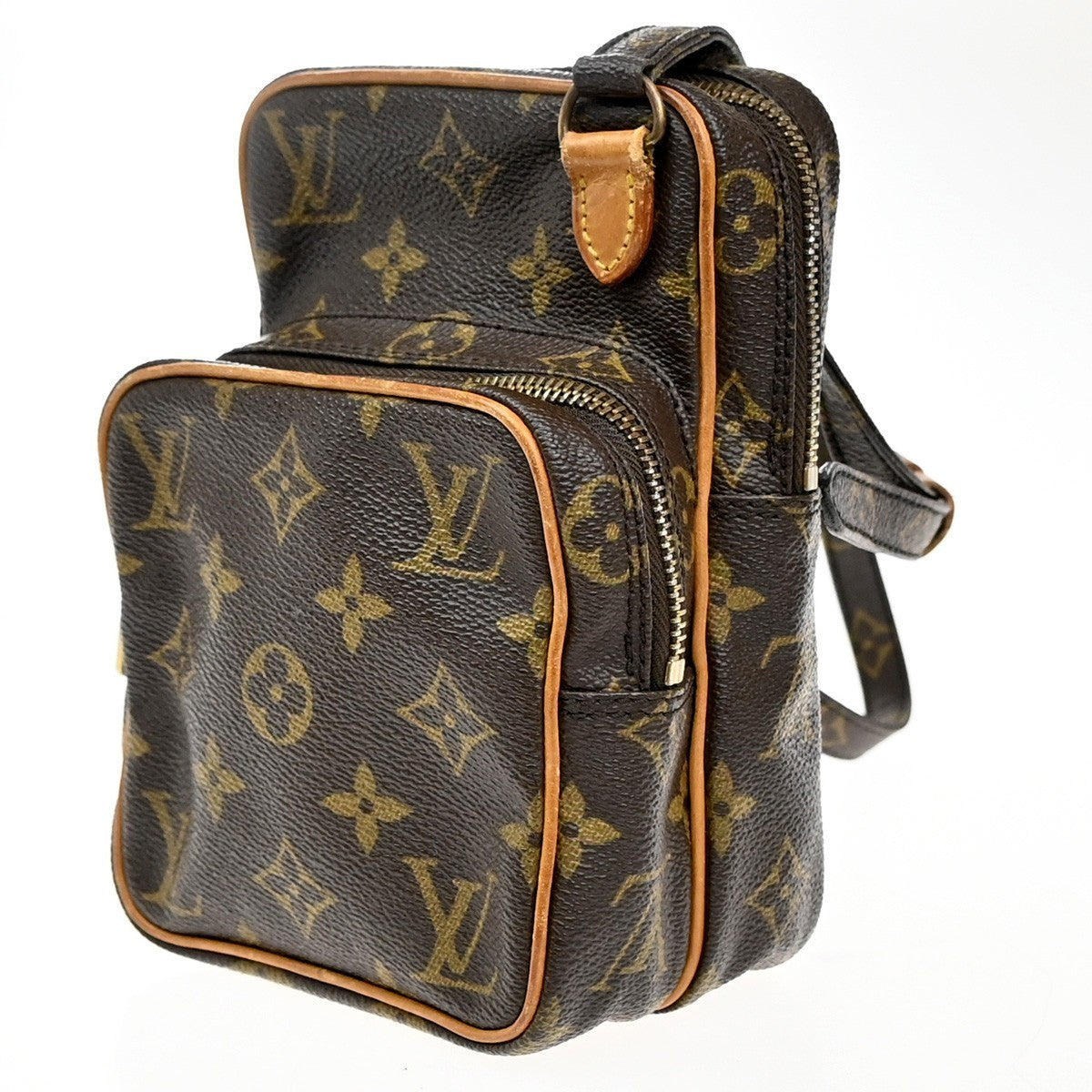 LOUIS VUITTON Mini Amazon Shoulder Bag Monogram Leather Brown M45238 35EG175