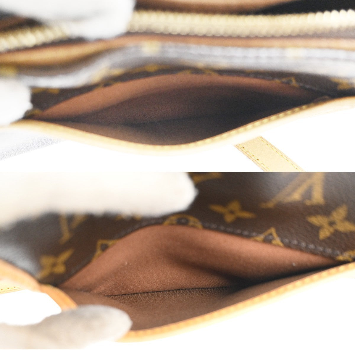 LOUIS VUITTON LV Popincourt Long Shoulder Bag Monogram Brown M40008 97MA358