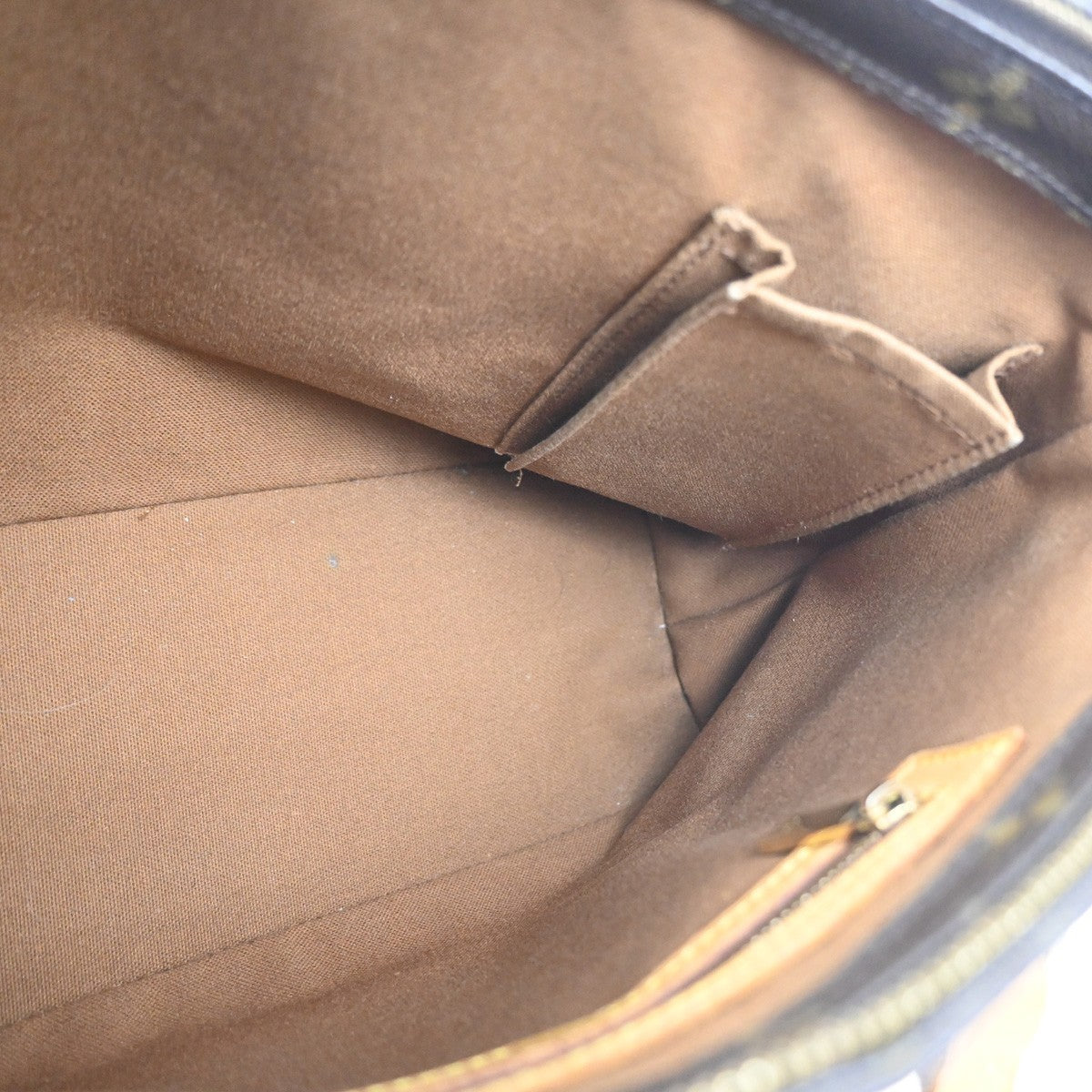 LOUIS VUITTON Cabas Piano Shoulder Bag Monogram Leather Brown M51148 34MA270