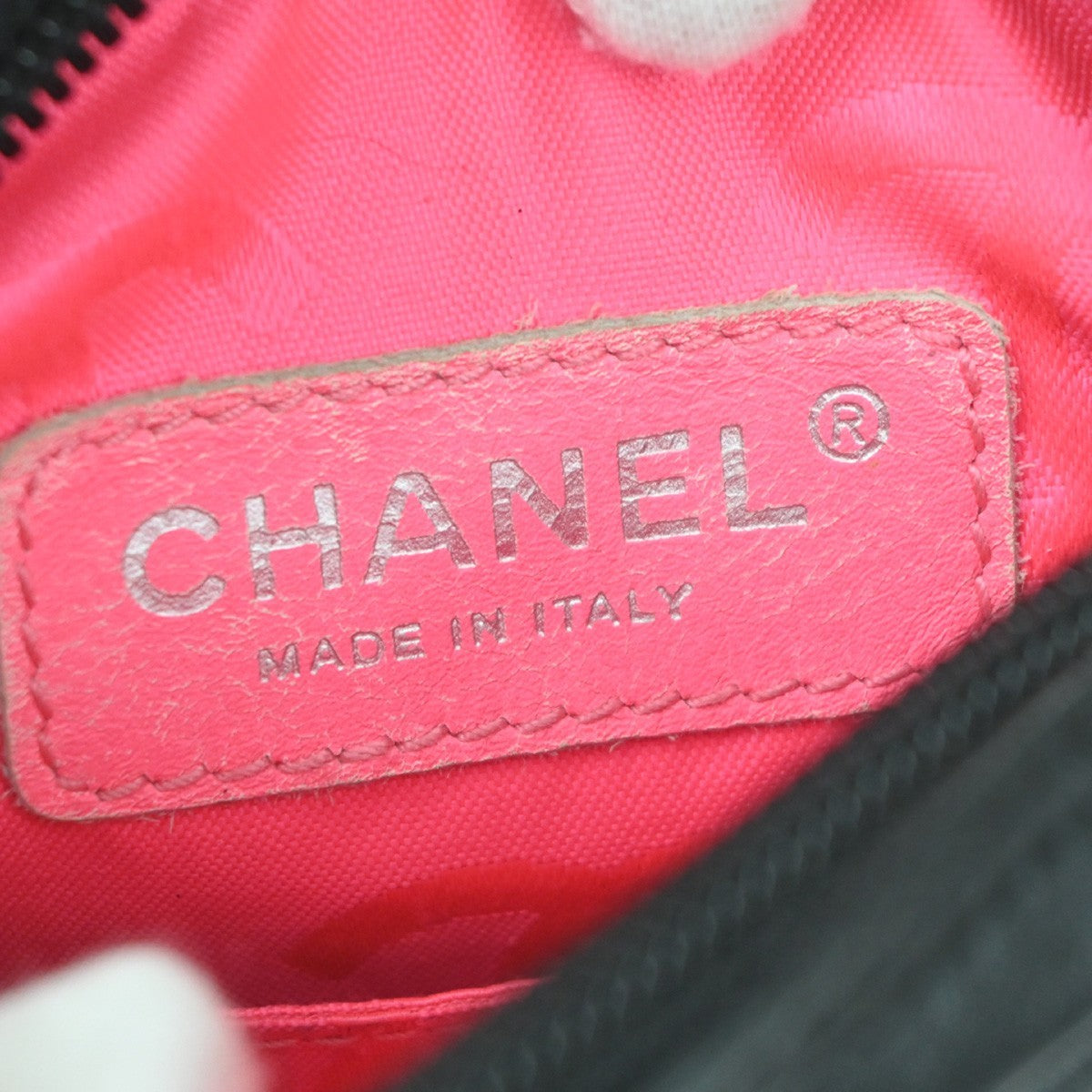CHANEL CC Logo Cambon Matelasse Mini Shoulder Bag Leather BK SHW Italy 661RL931