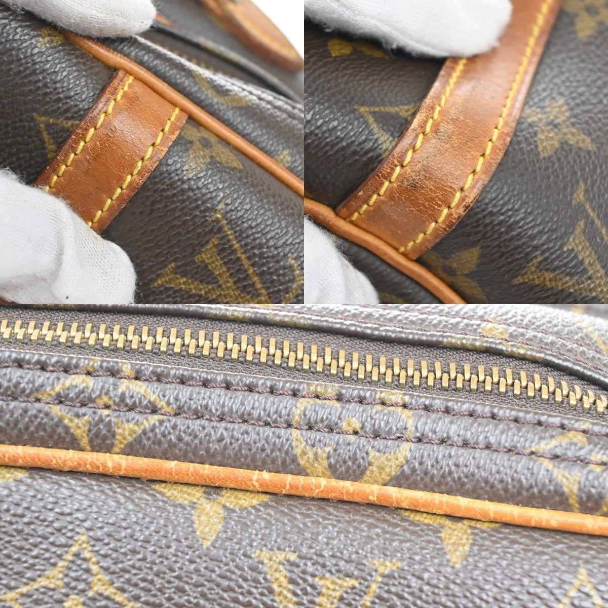 LOUIS VUITTON Reporter Crossbody Shoulder Bag Monogram Leather BN M45254 64KC592