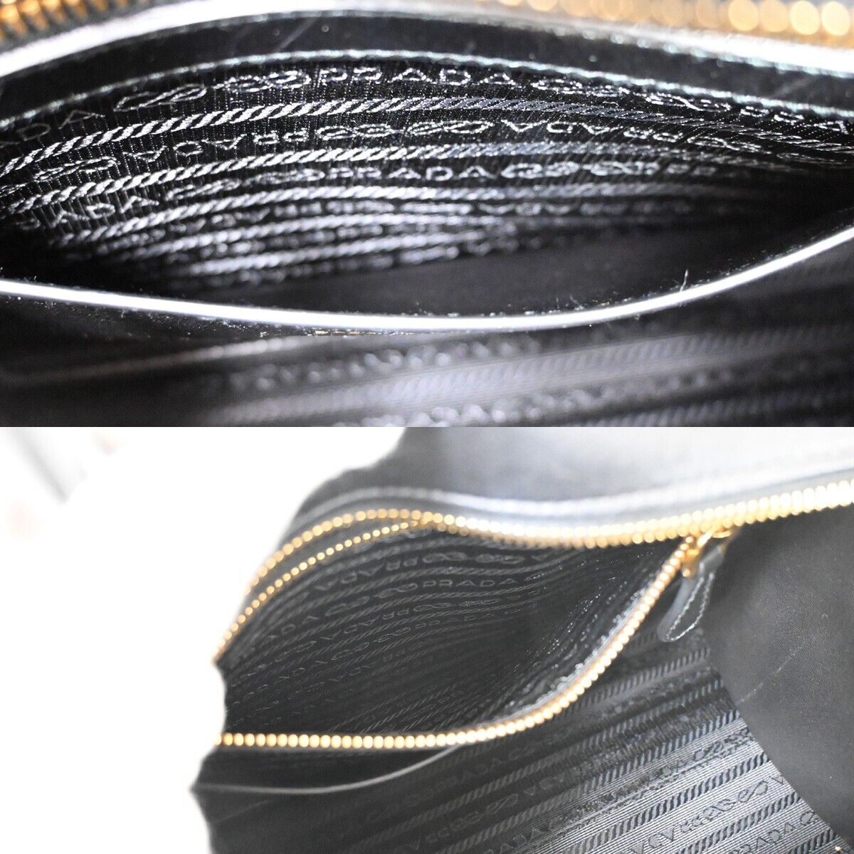 PRADA MILANO Esplanade 2Way Shoulder Hand Bag Saffiano Leather BK BX 52RJ279