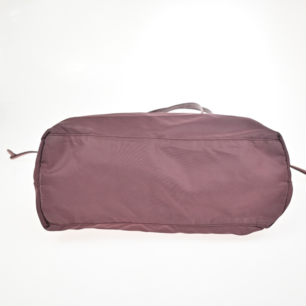 PRADA Logo Tote Shoulder Tote Bag Nylon Saffiano Leather Pink Red GHW 88KC483