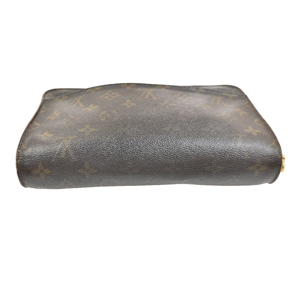 LOUIS VUITTON Orsay Clutch Hand Bag Monogram Leather Brown France M51790 08PA046
