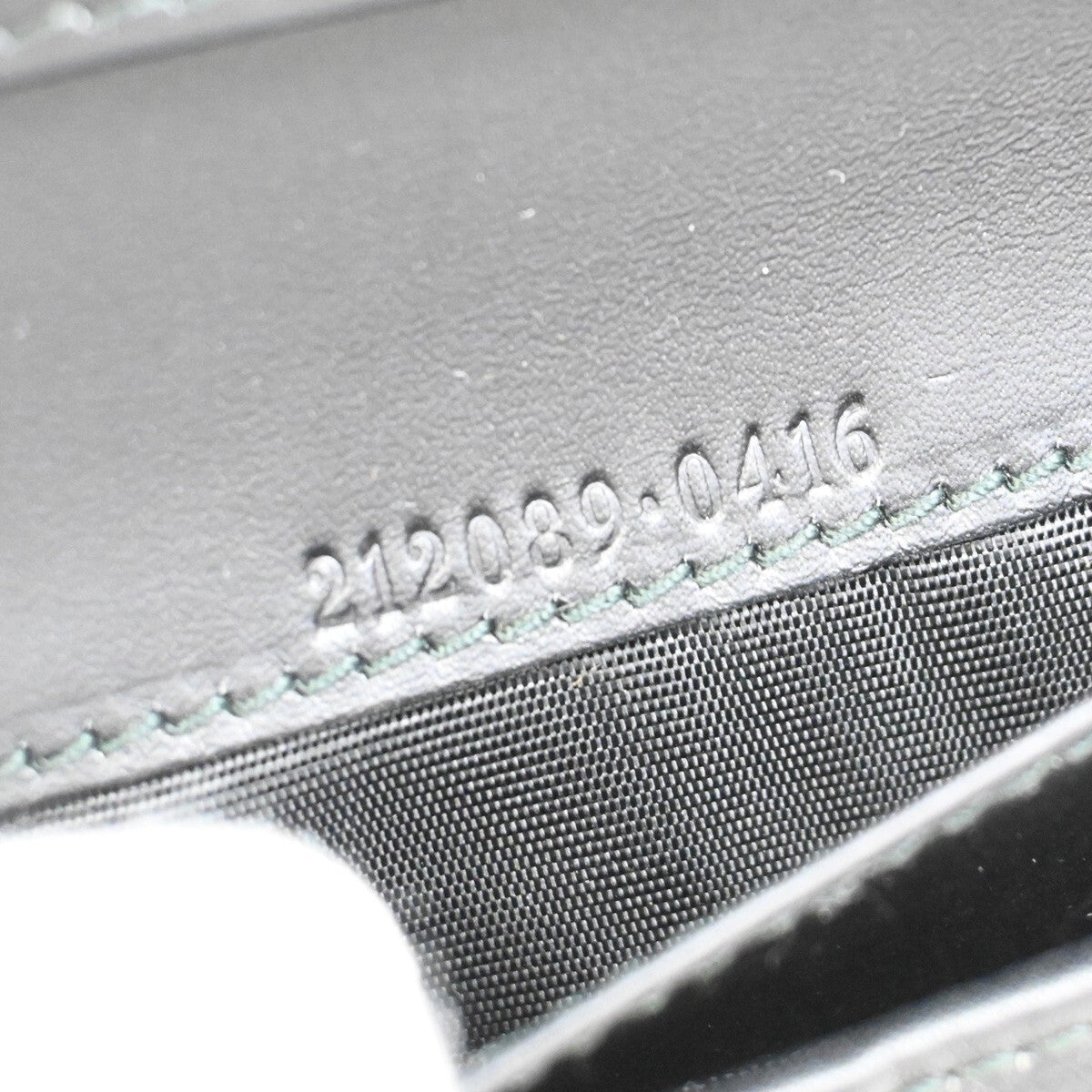 GUCCI Crystal GG Pattern Long Wallet Coating Canvas Leather Black GHW 86RF275