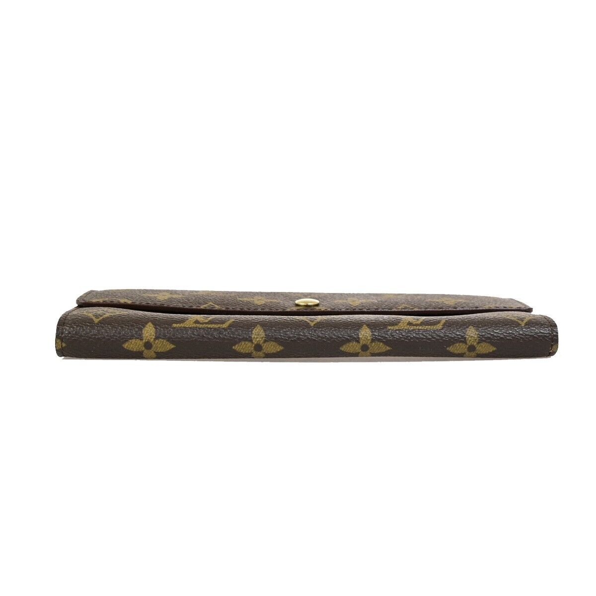 LOUIS VUITTON Porte Monnaie Credit Long Wallet Monogram Leather M61725 30FB263
