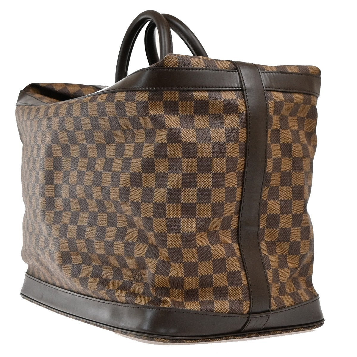 LOUIS VUITTON Grimaud Travel Hand Bag Damier Ebene Leather Brown N41160 25PA018