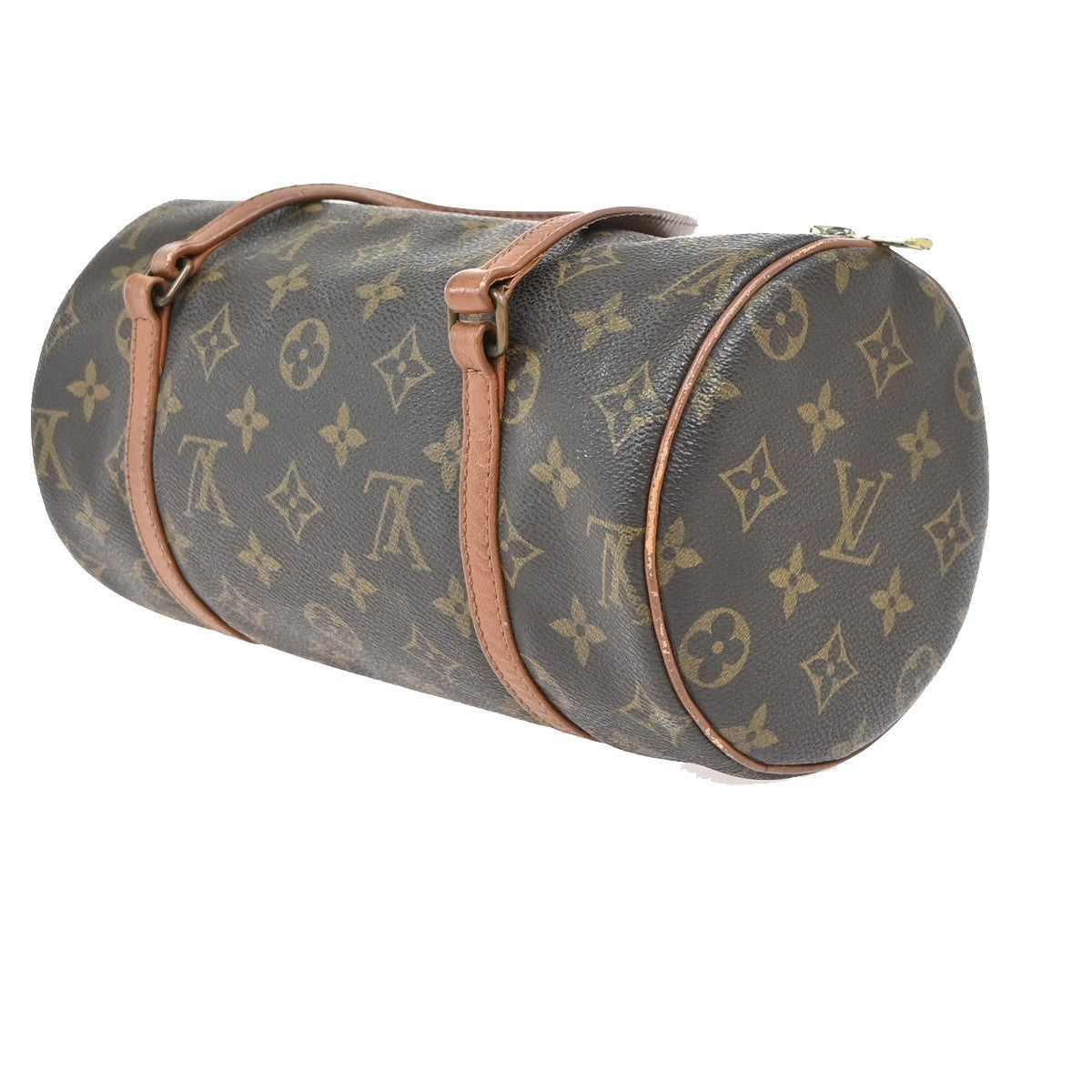 LOUIS VUITTON PAPILLON 26 Hand Bag Monogram Leather Brown France M51366 71ZA302