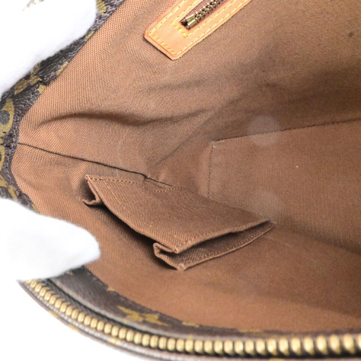 LOUIS VUITTON Cabas Piano Shoulder Bag Monogram Leather Brown M51148 16FB324
