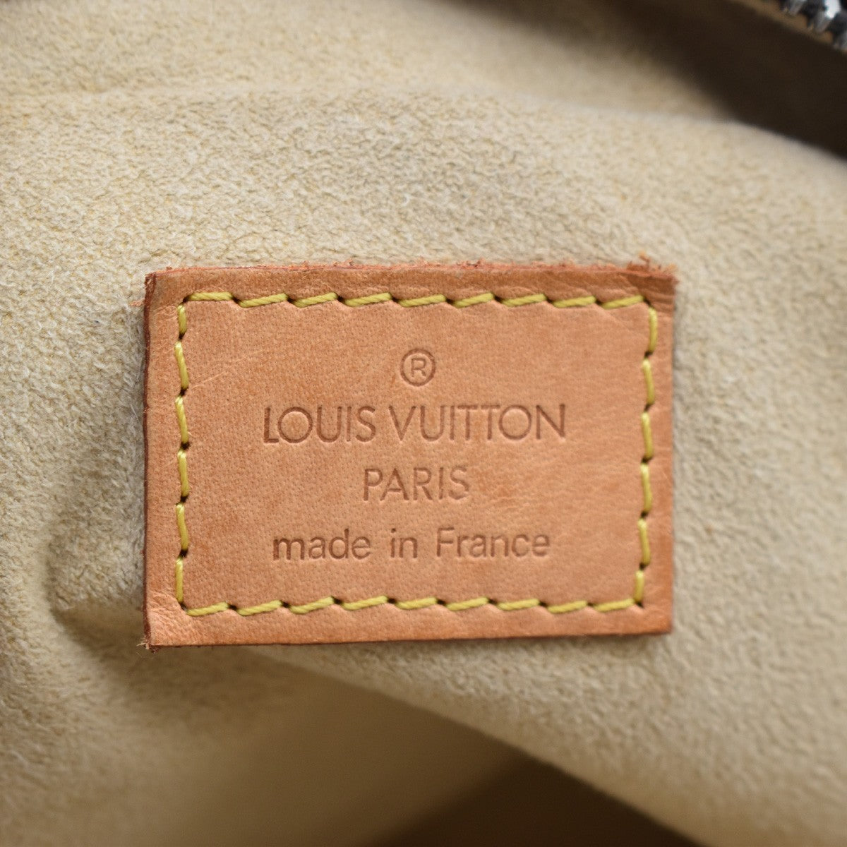 LOUIS VUITTON Manhattan PM Hand Bag Monogram Leather Brown Gold M40026 18AA035