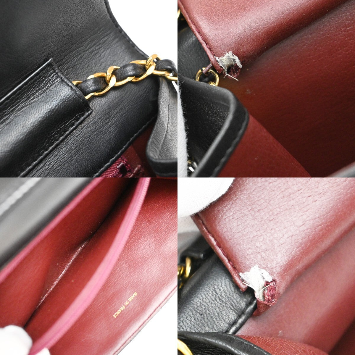 CHANEL CC Logo Matelasse 25 Chain Shoulder Bag Leather Black GHW 675RF301