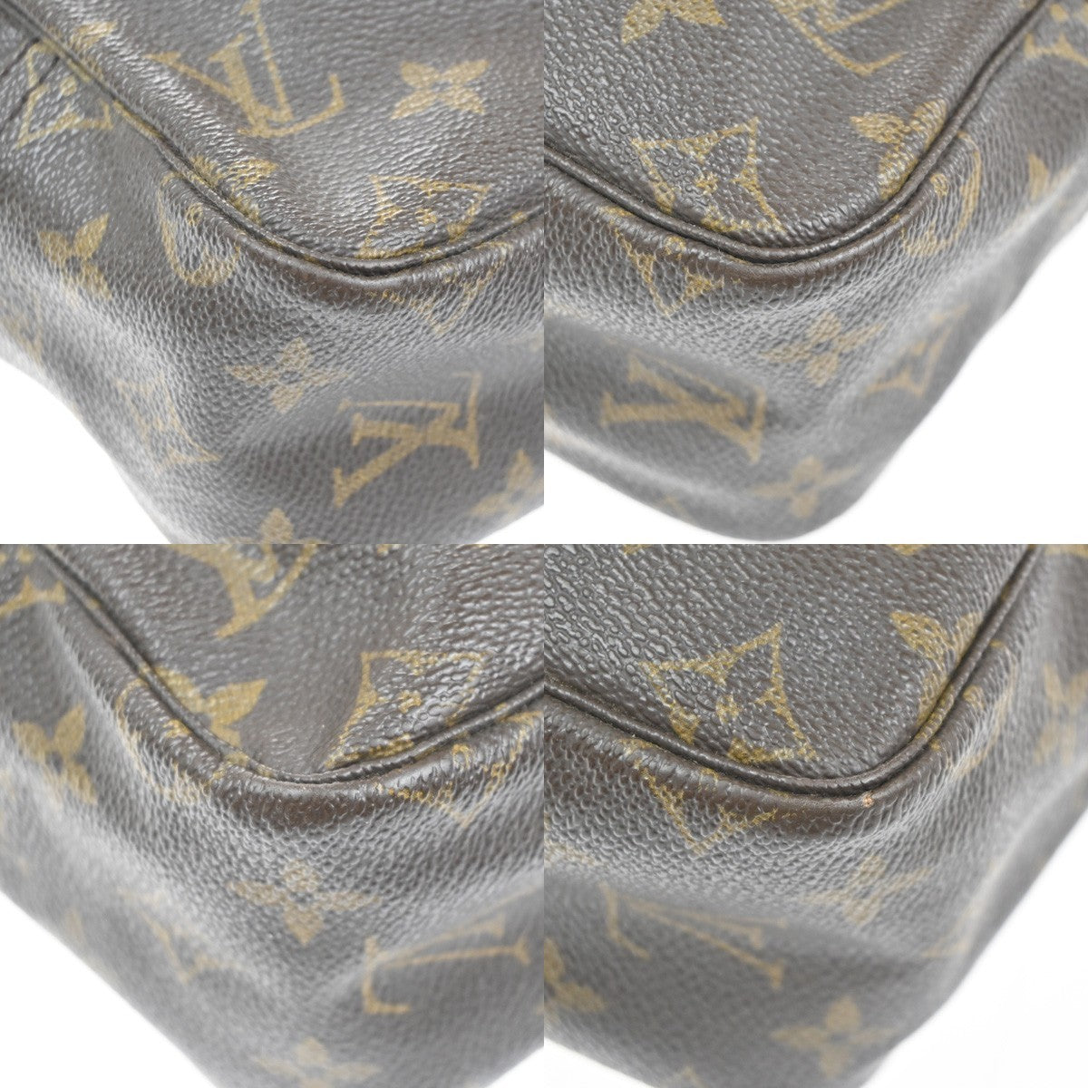 LOUIS VUITTON Trousse Toilette 28 Clutch Hand Bag Monogram Brown M47522 07MA464