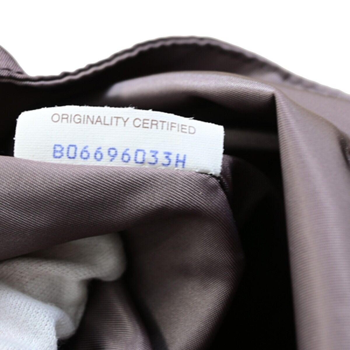 BOTTEGA VENETA Intrecciato Hand Tote Bag Nylon Leather Purple Italy 38EC674