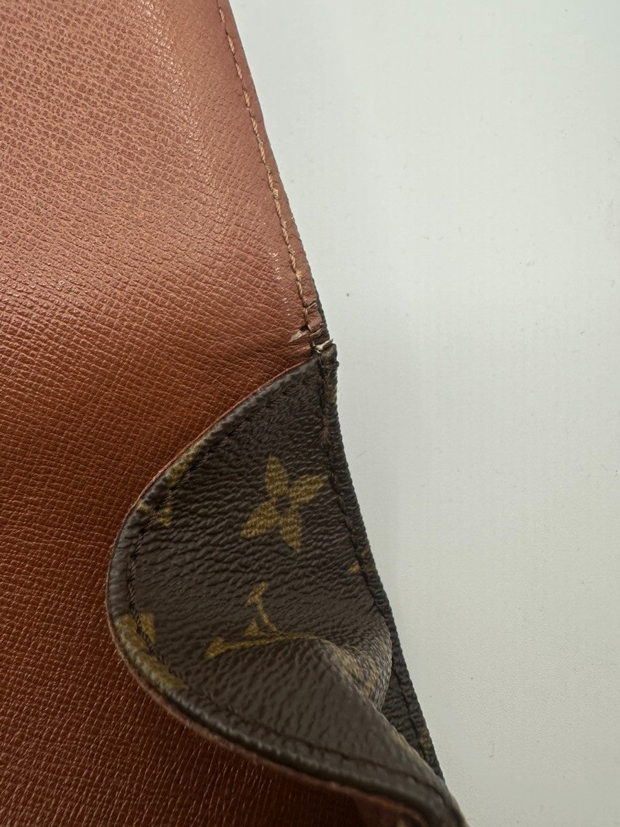 LOUIS VUITTON Cartouchiere GM Shoulder Bag Monogram Leather Brown M51252 72KC721