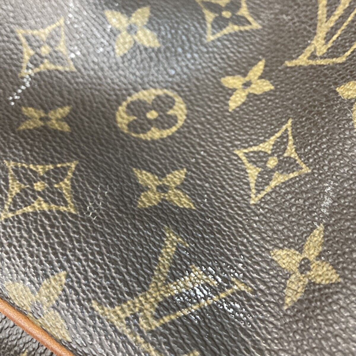 LOUIS VUITTON Galliera PM Shoulder Bag Monogram Leather Brown GD M56382 73ED049