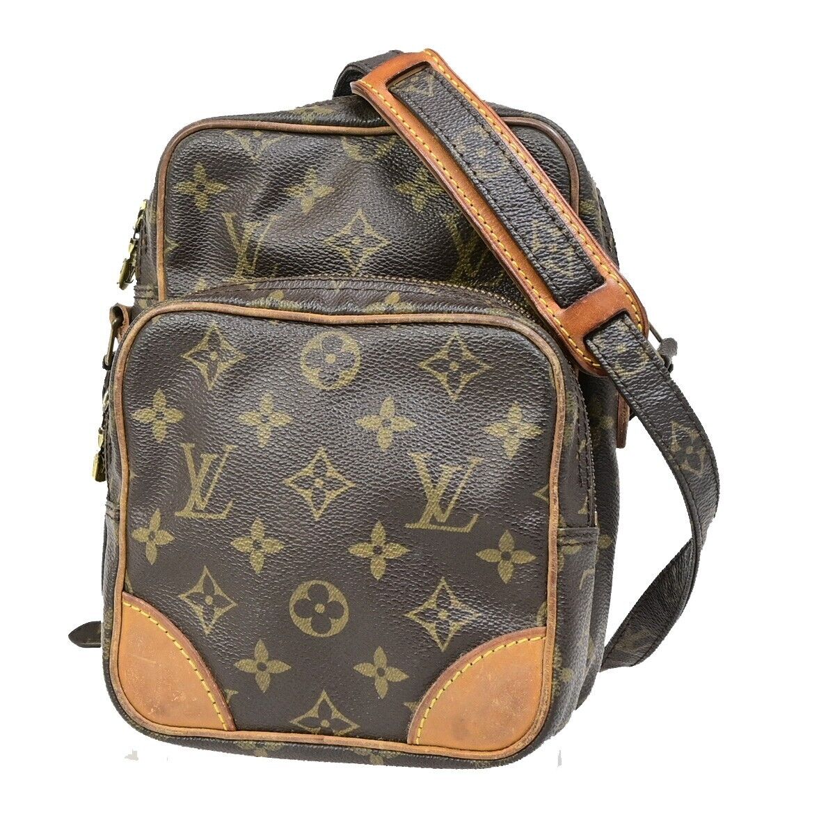 LOUIS VUITTON Amazon Crossbody Shoulder Bag Monogram Leather BN M45236 37EB631