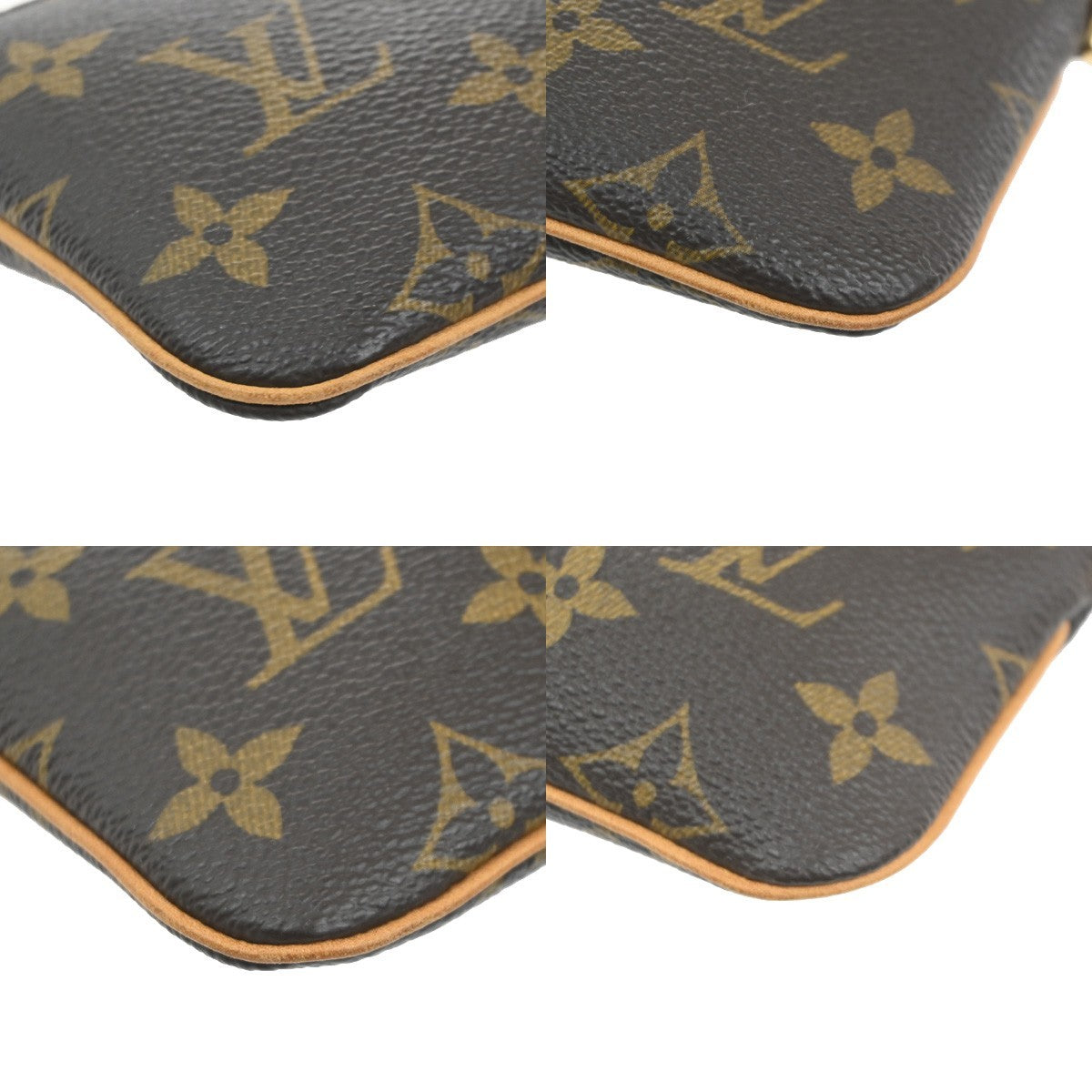 LOUIS VUITTON Pochette Mira PM Pouch Bag Monogram Leather France M60095 27RL821