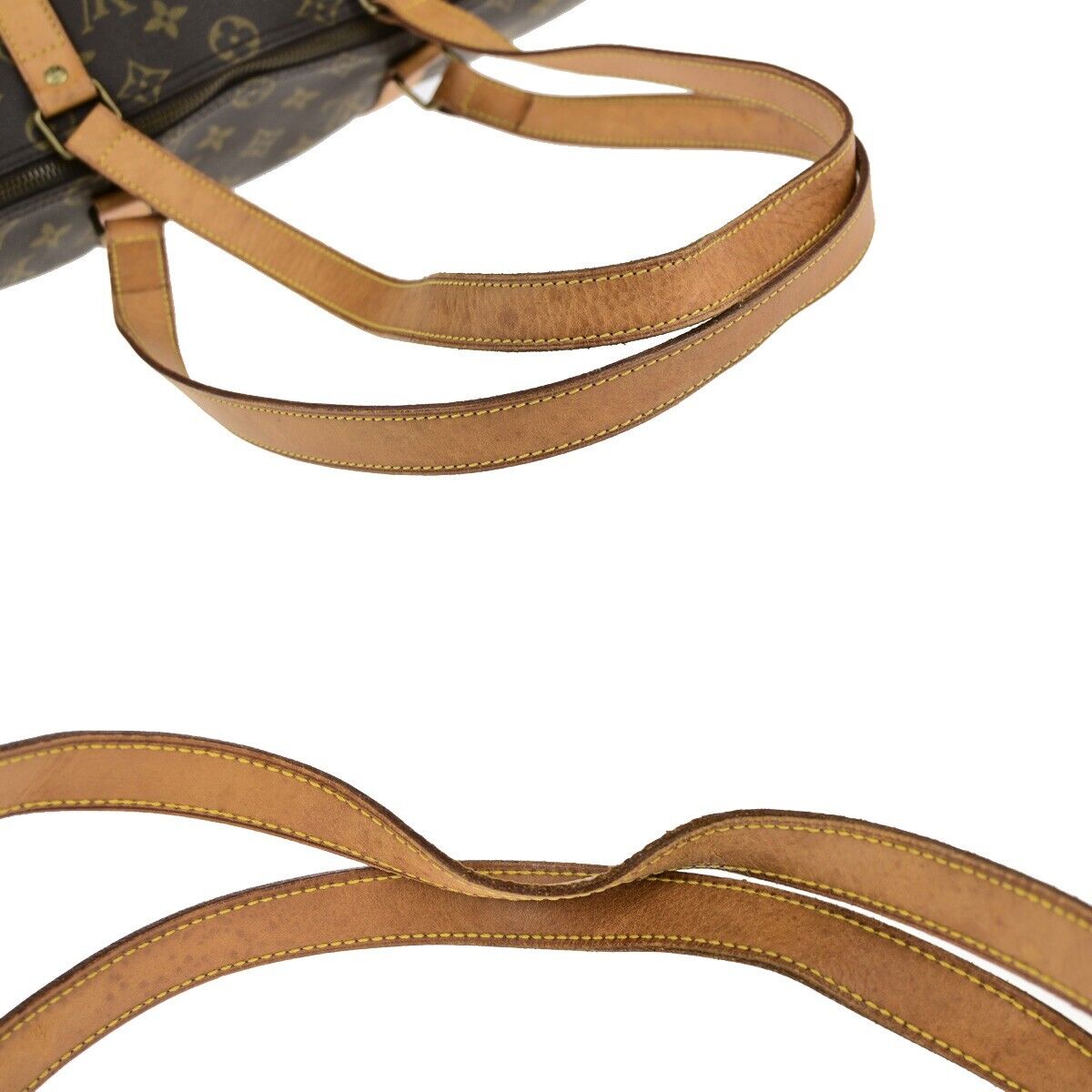 LOUIS VUITTON Flanerie 50 Shoulder Bag Monogram Leather Brown M51116 34ED323