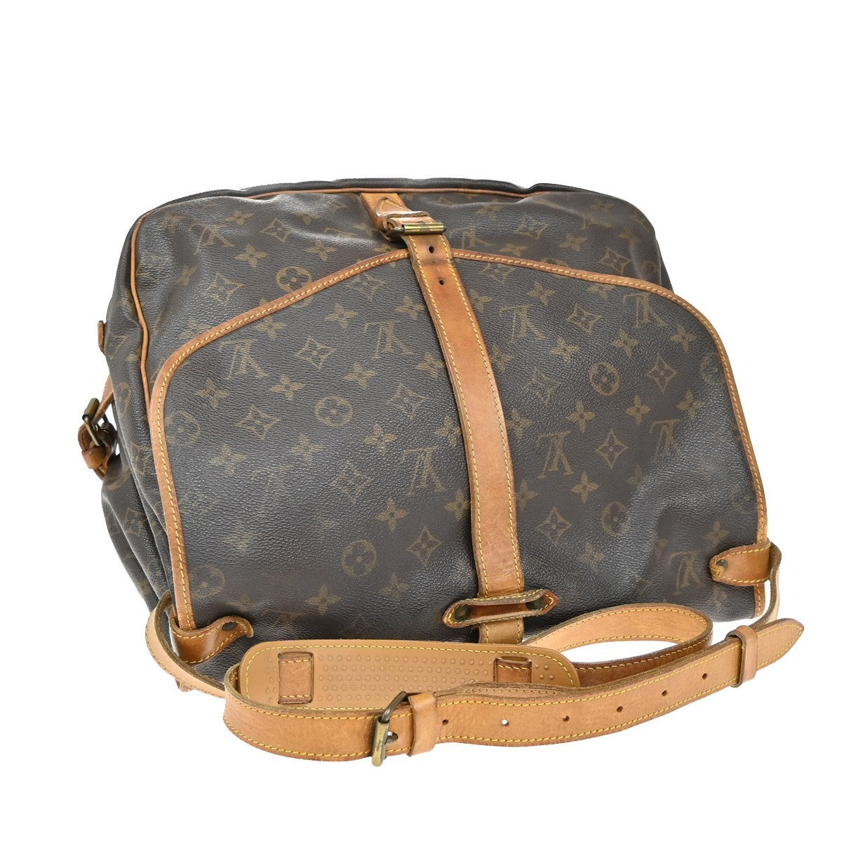 LOUIS VUITTON Saumur 35 Shoulder Bag Monogram Leather BN France M42254 70MA376