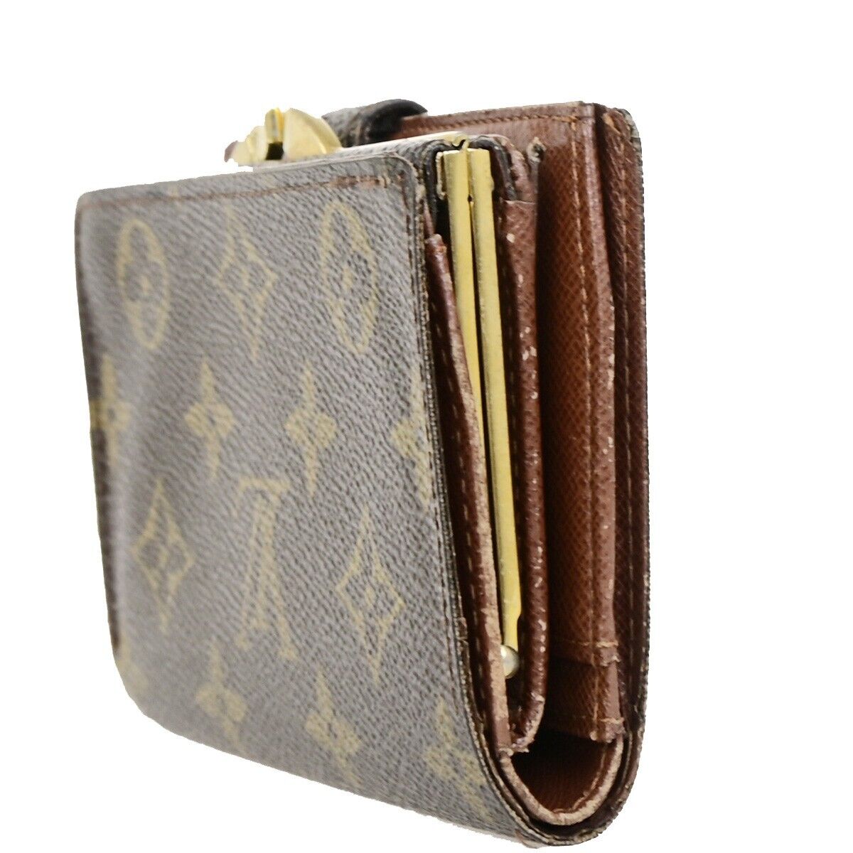 LOUIS VUITTON Portefeuille Viennois Bifold Wallet Monogram Brown M61674 62KA399