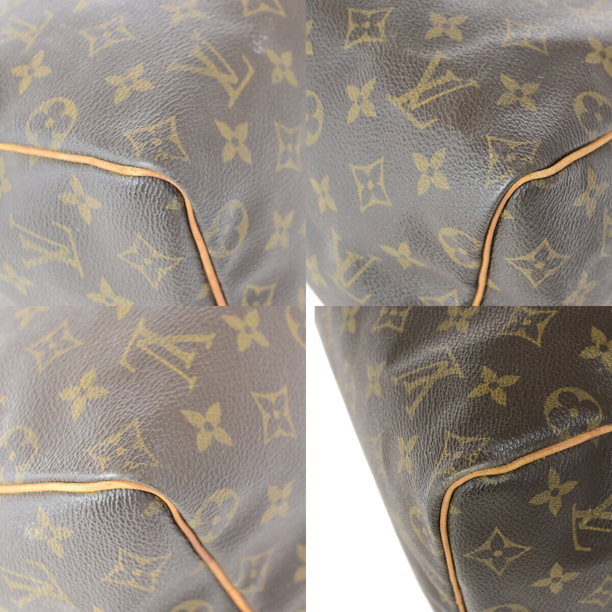 LOUIS VUITTON Speedy 25 Travel Hand Bag Monogram Leather Brown M41528 87SJ433