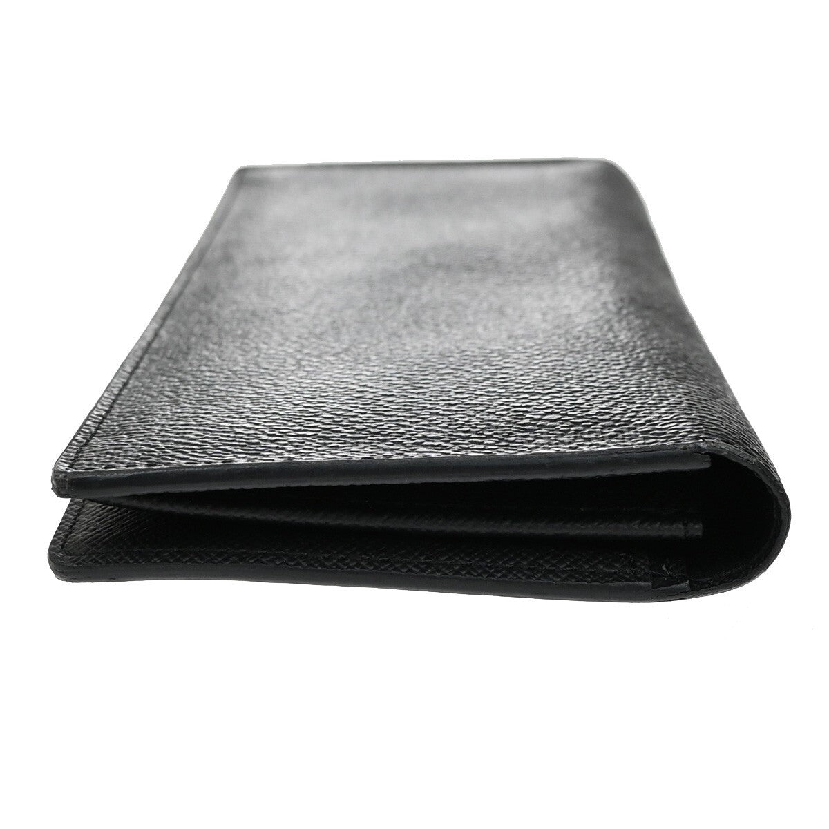 LOUIS VUITTON Brazza Long Bifold Wallet Damier Graphite Black N62665 35YH229
