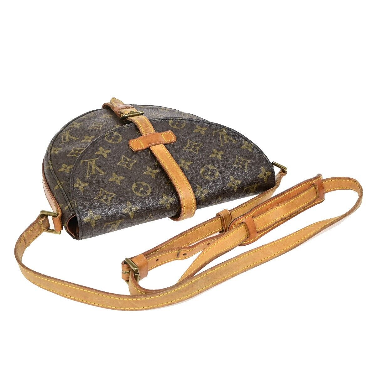 LOUIS VUITTONI Chantilly MM Shoulder Bag Monogram Leather Brown M51233 32FA606