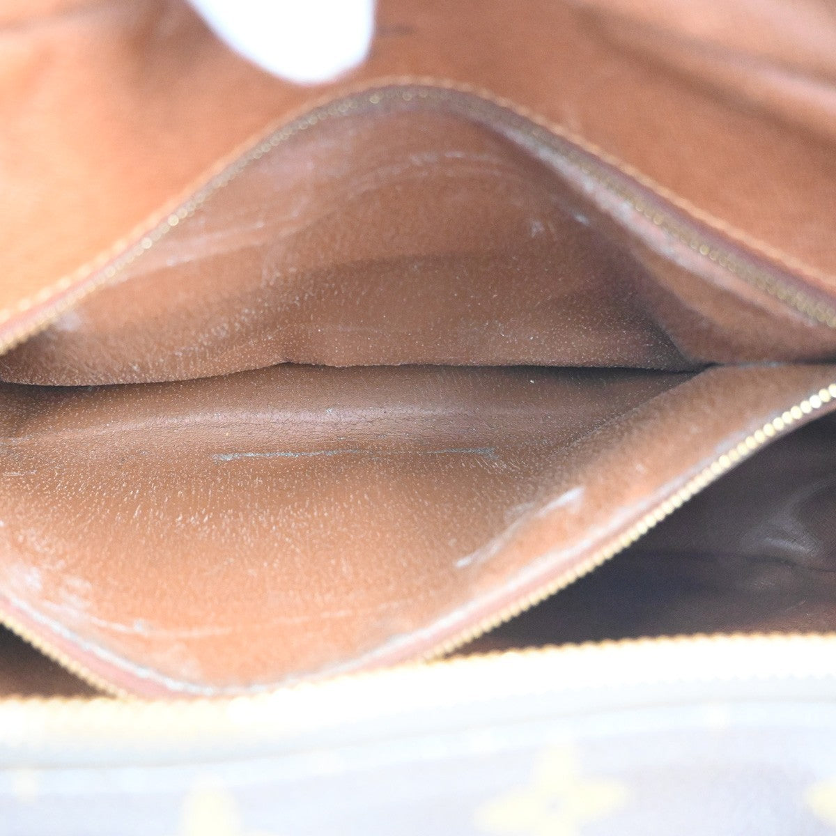 LOUIS VUITTON Boulogne 35 Shoulder Bag Monogram Leather Brown M51260 82KC655