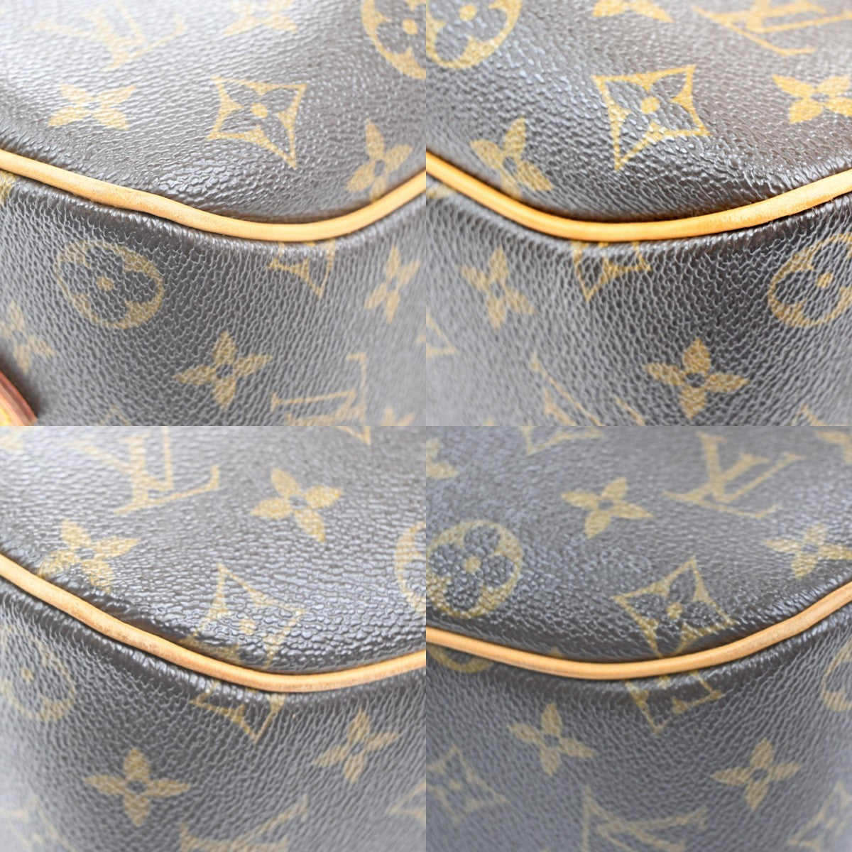 LOUIS VUITTON Blois Crossbody Shoulder Bag Monogram Leather Brown M51221 79MA412